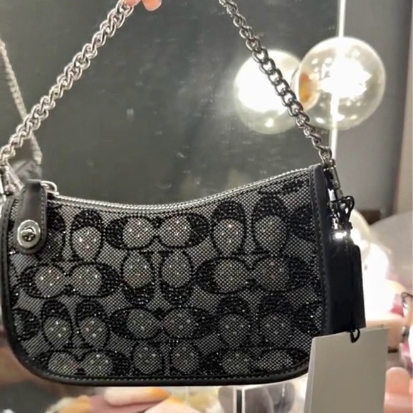 Coach Black and Gray Mini Bag - Picture 3 of 3